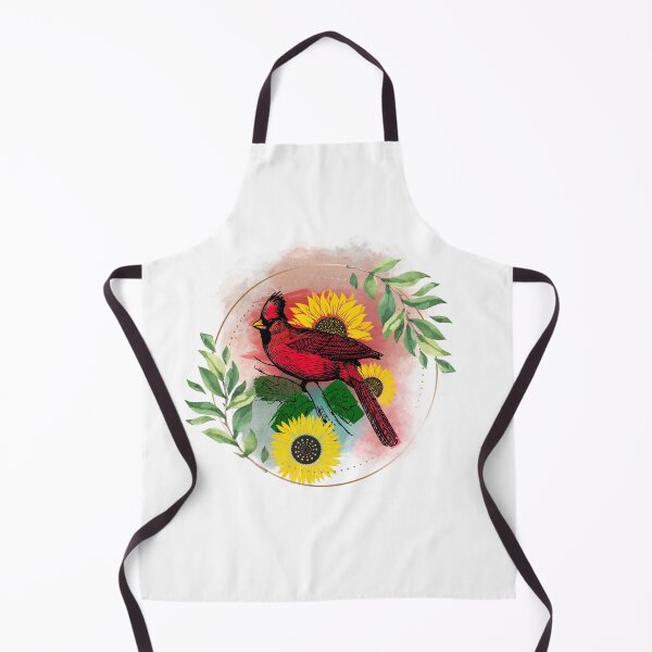 Item preview, Sunflowers Cardinal Birds designed and sold by Prilidiarts.