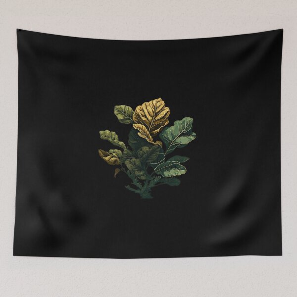 Item preview, Fiddle leaf fig botanical art designed and sold by Christolamber.