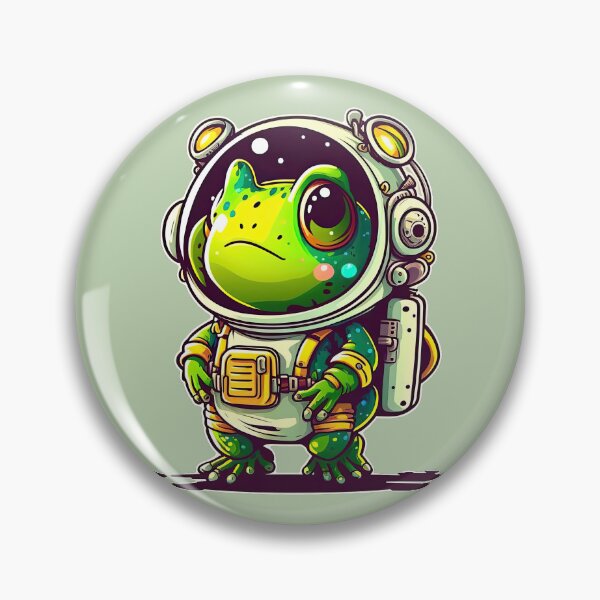 Item preview, A Frog in Space Watching the Stars designed and sold by ultra-cute.