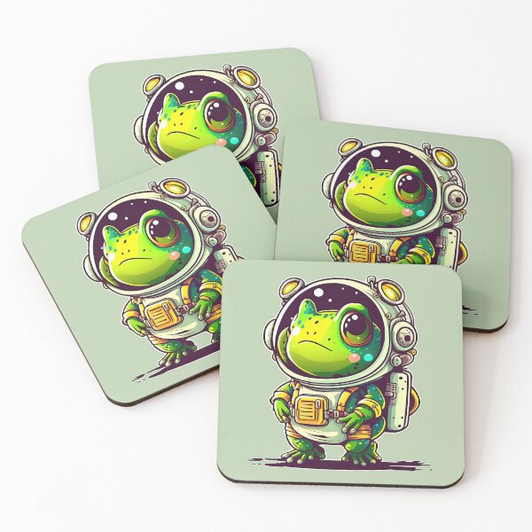 Item preview, A Frog in Space Watching the Stars designed and sold by ultra-cute.