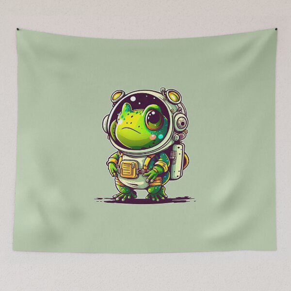 Item preview, A Frog in Space Watching the Stars designed and sold by ultra-cute.