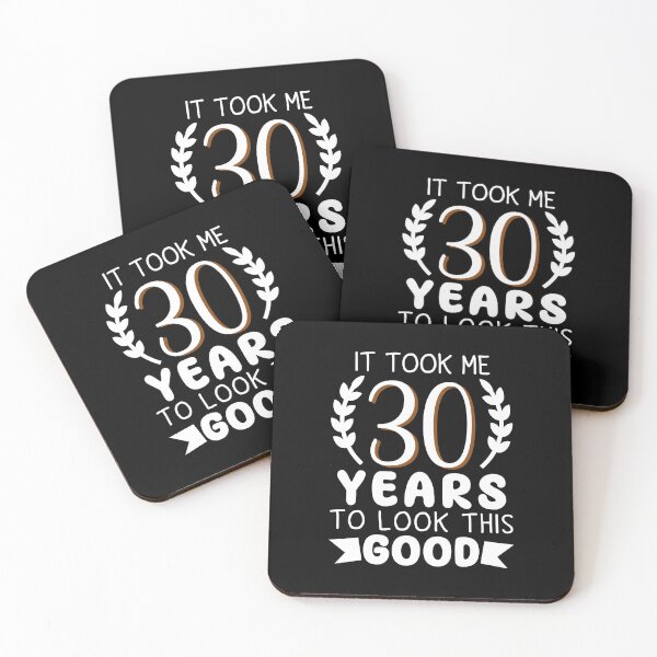 Item preview, Happy 30th Birthday Gift for Men 30 years old anniversary celebration vintage designed and sold by MouDantArts.
