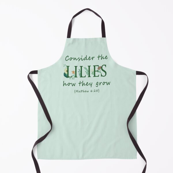 Item preview, Consider the Lilies-Encouraging Bible Verse designed and sold by MadeByMenough.