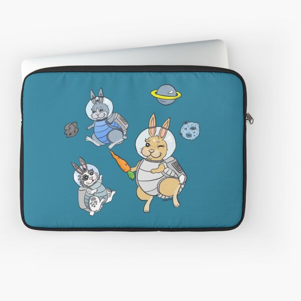Space bunny astronauts Laptop Sleeve