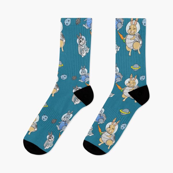 Item preview, Space bunny astronauts designed and sold by doodletokki.