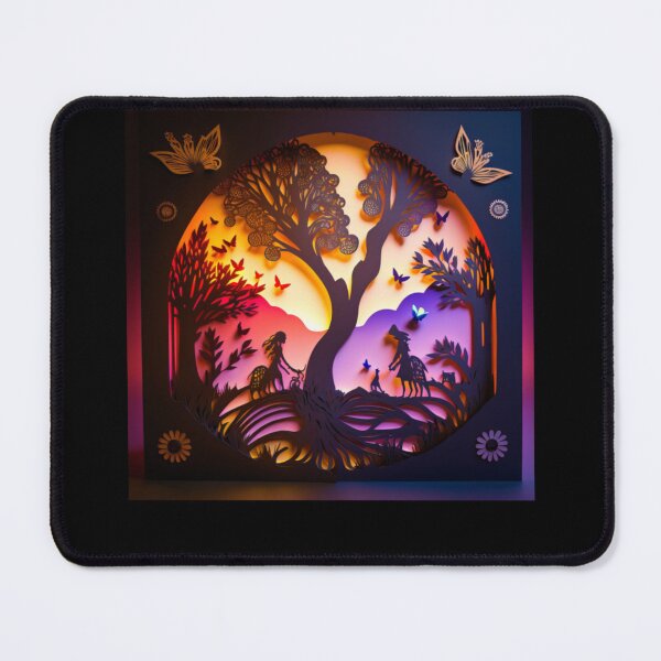 Item preview, 3D Effect Papercut - Fairytale Scene designed and sold by coatenzunicq.