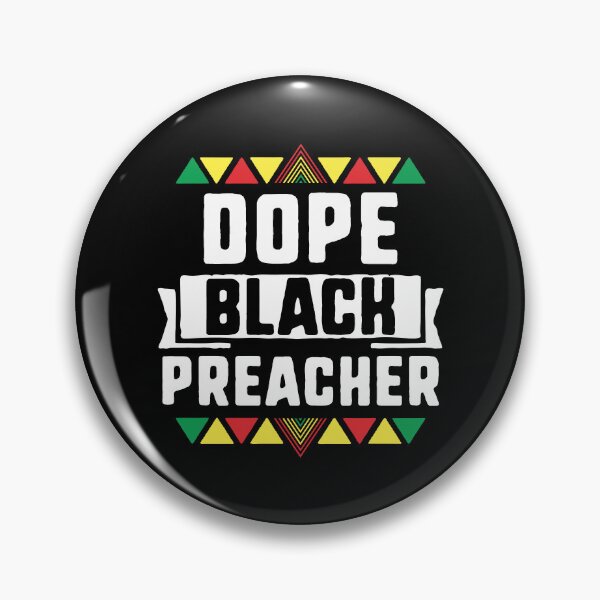 Item preview, Dope Black Preacher African American Melanin Black History Month designed and sold by QueenOfPrint.