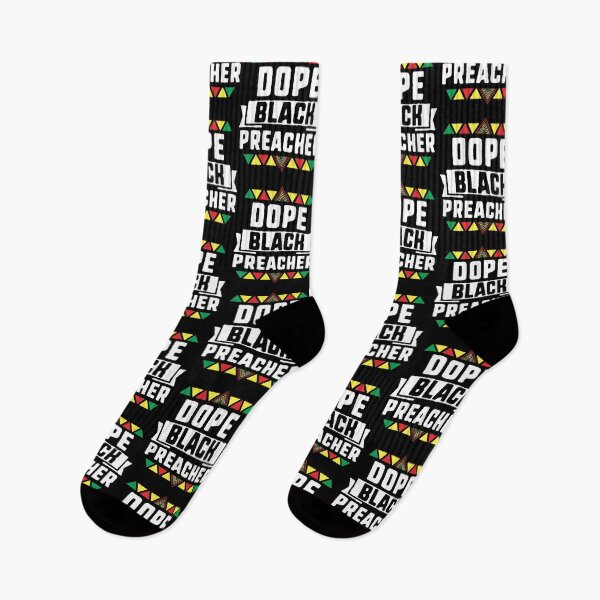 Item preview, Dope Black Preacher African American Melanin Black History Month designed and sold by QueenOfPrint.