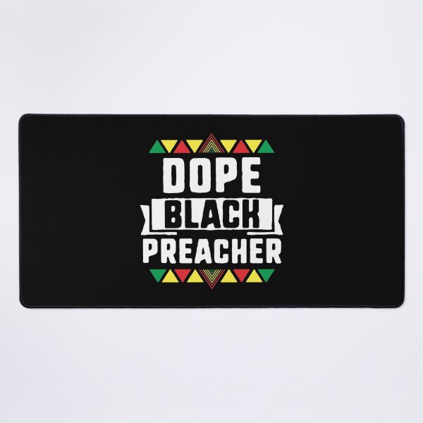 Item preview, Dope Black Preacher African American Melanin Black History Month designed and sold by QueenOfPrint.