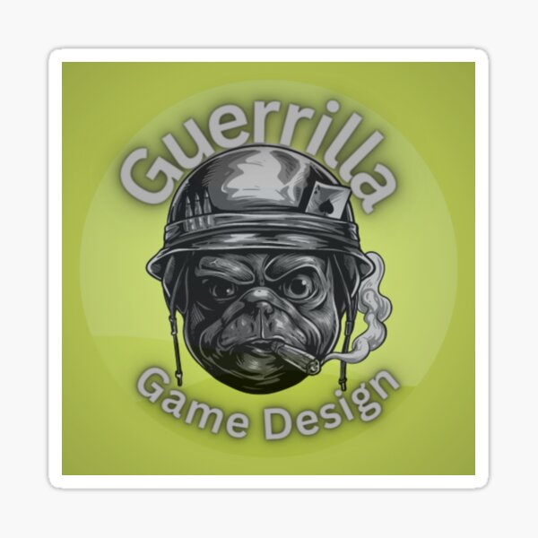 "Guerrilla Game Design Logo" Sticker For Sale By FGCreations | Redbubble