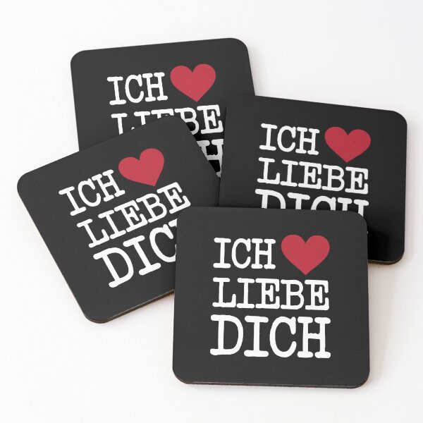 Item preview, Ich Liebe Dich White designed and sold by FierNur.