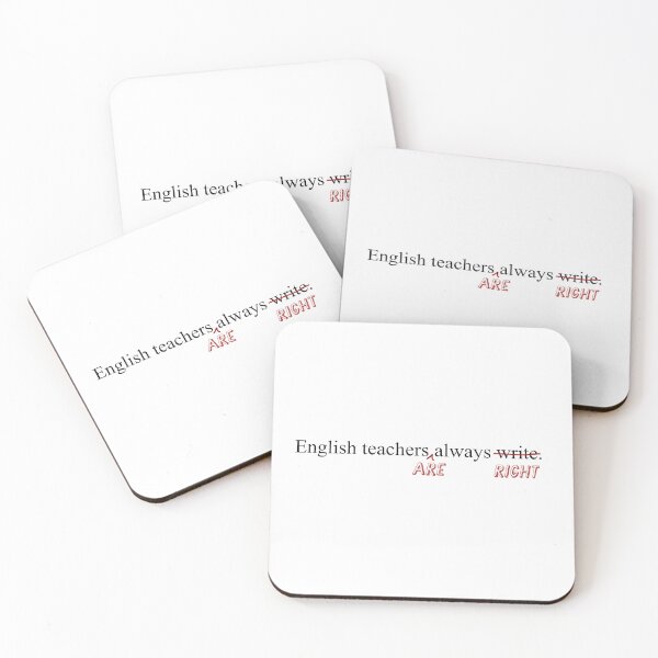 Item preview, English Teachers Always Write (Great for Teachers!) designed and sold by ArteTeoma.