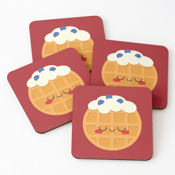 Item preview, Kawaii Blueberry Waffle with Whipped Cream designed and sold by MeggieNic.