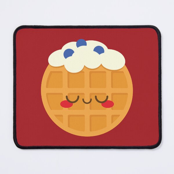 Item preview, Kawaii Blueberry Waffle with Whipped Cream designed and sold by MeggieNic.