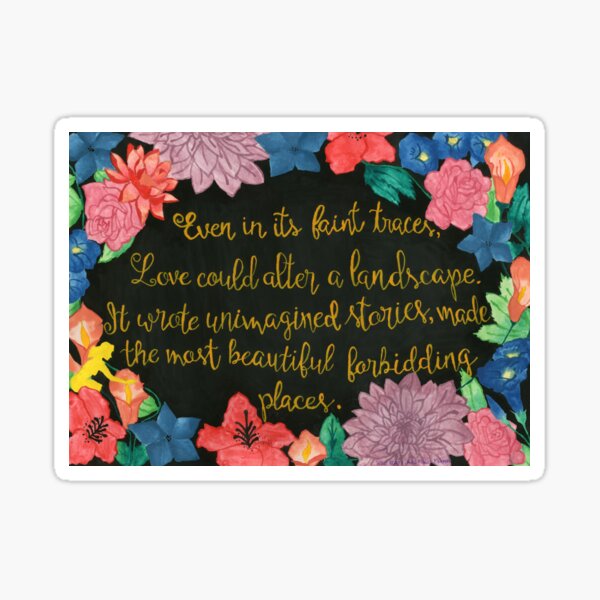 Wild Beauty Art Sticker