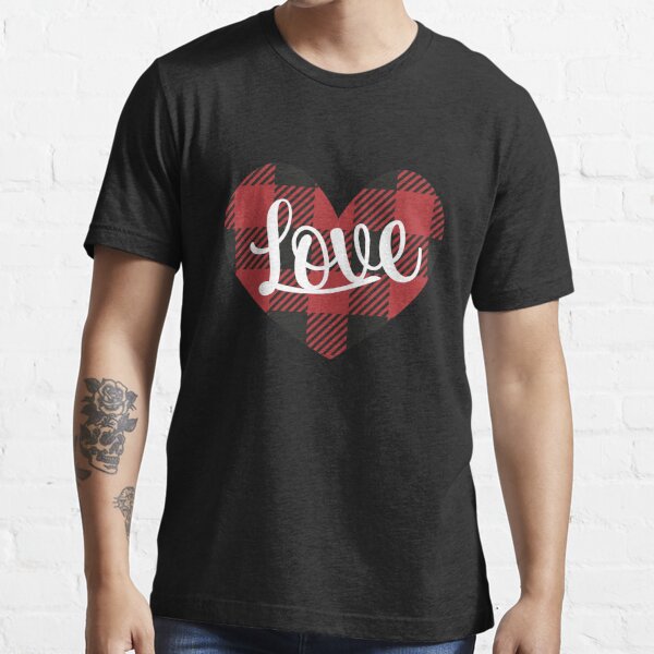 red valentine heart Essential T-Shirt by LV-creator