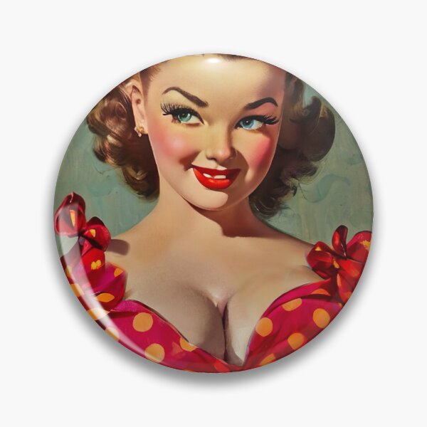 Item preview, Sweet Redhead Pinup Girl designed and sold by cutestpinups.