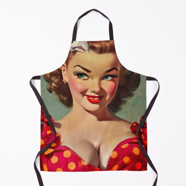 Item preview, Sweet Redhead Pinup Girl designed and sold by cutestpinups.