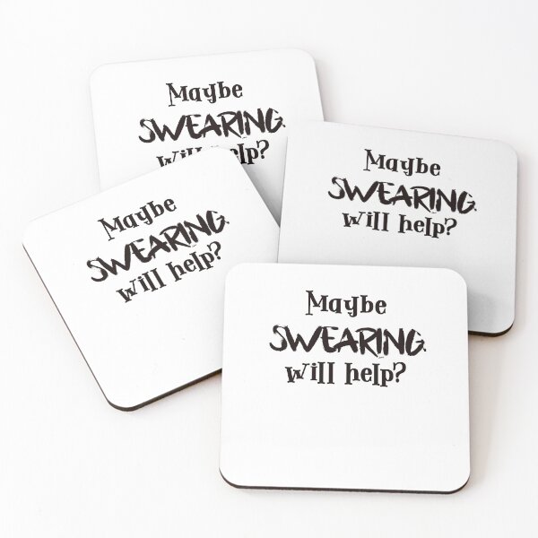 Item preview, Maybe swearing will help? designed and sold by MagpieMuddles.
