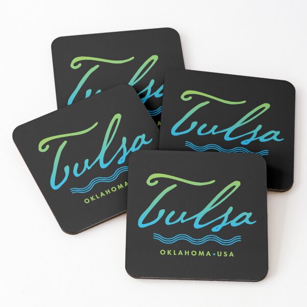 Item preview, Tulsa Oklahoma Typographic Design designed and sold by Futurebeachbum.