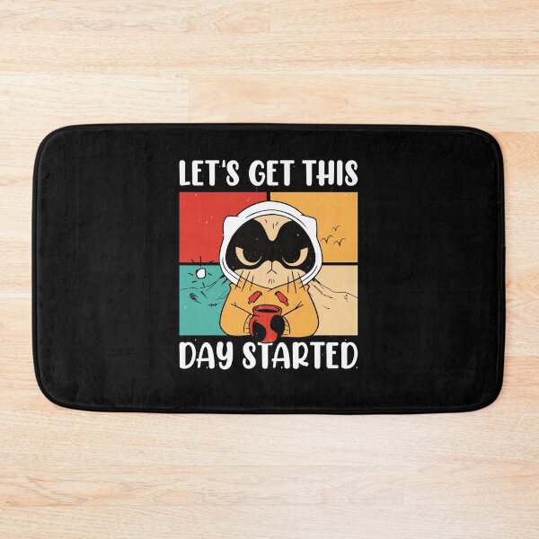 Item preview, Cat Coffee Design Lets Get This Day Started designed and sold by Xx4thseasonxX.