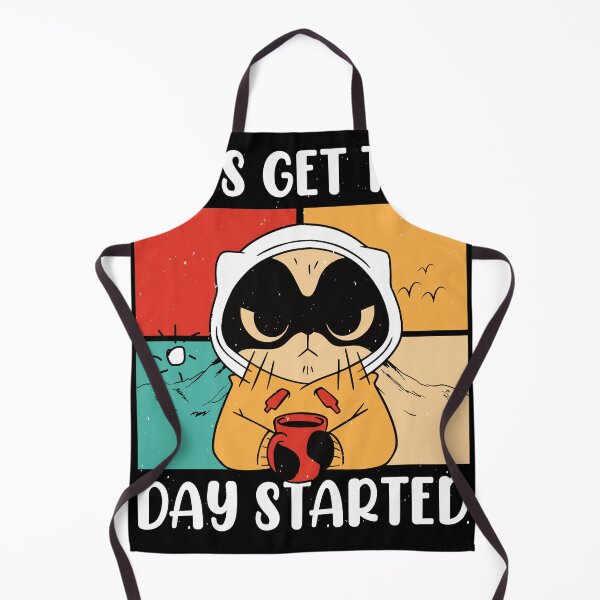 Item preview, Cat Coffee Design Lets Get This Day Started designed and sold by Xx4thseasonxX.