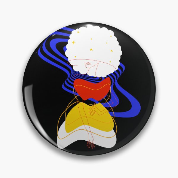 Item preview, Stars In Her Afro Art Futuristic N.2 designed and sold by AJdodd.