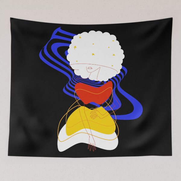 Item preview, Estrellas en su arte afro futurista n.° 2 designed and sold by AJdodd.