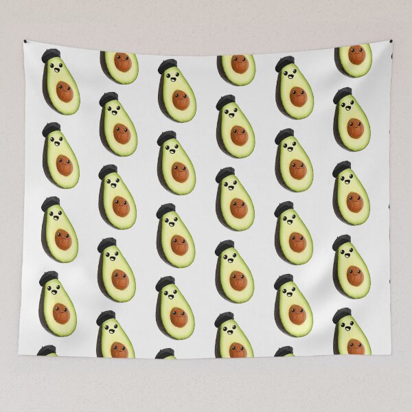 Item preview, avocado faces (french) designed and sold by mystudiocreate.