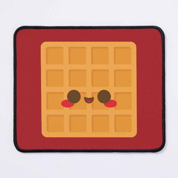 Item preview, Plain Square Kawaii Waffle designed and sold by MeggieNic.