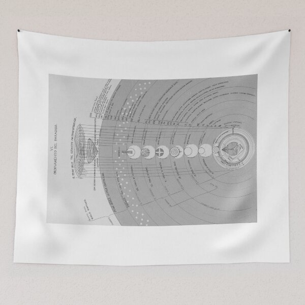 Item preview, Map of Heaven Black and White designed and sold by DJOLifeStyles.