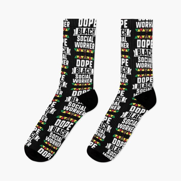 Item preview, Dope Black Social Worker African American Black History Month designed and sold by QueenOfPrint.