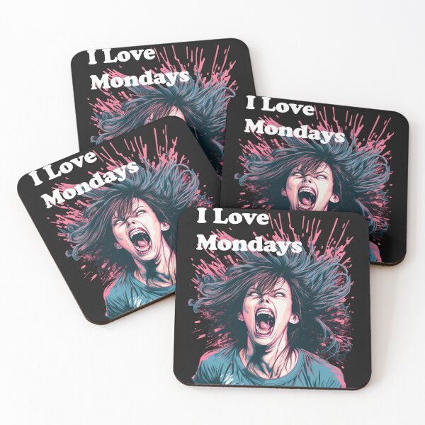 Item preview, Scream Away Monday Blues designed and sold by PixelProphets.