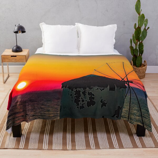 Item preview, Fiery Mykonos Sunset designed and sold by Mitchell Grosky.