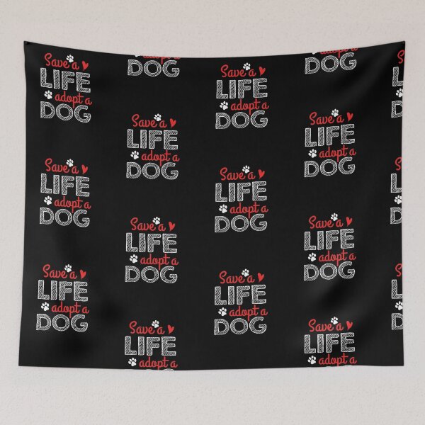 Item preview, Save a Life Adopt a Dog designed and sold by FanityPrints.