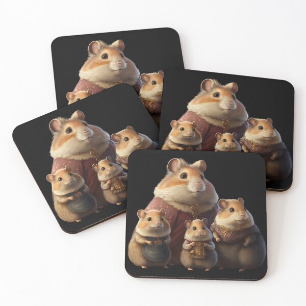Item preview, Cute hamster, family gift, group photo for hamster lovers designed and sold by AnimalArtPhotos.