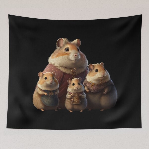 Item preview, Cute hamster, family gift, group photo for hamster lovers designed and sold by AnimalArtPhotos.