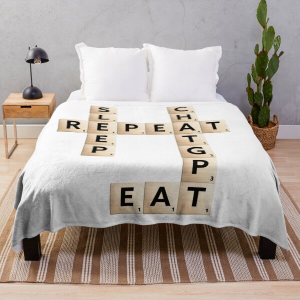 Item preview, Chat Gpt Eat, Sleep, ChatGPT, Repeat - Chatgpt - Artificial Intelligence - Ai - Language Model - Technology designed and sold by DesignbyOkoto.
