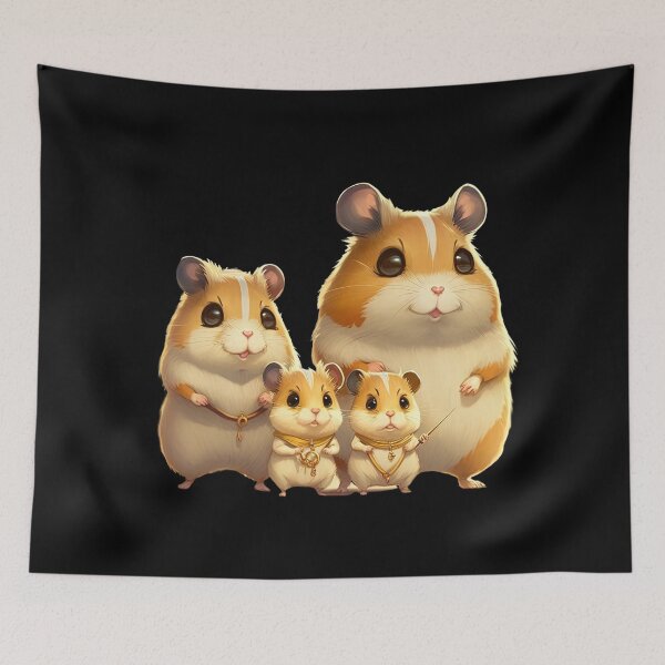 Item preview, Hamsters, family gift, group photo for hamster lovers designed and sold by AnimalArtPhotos.