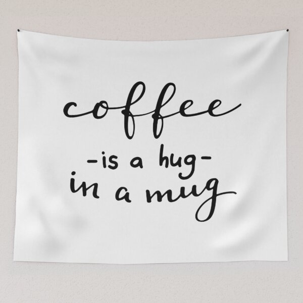 Item preview, coffee is a hug in a mug designed and sold by UnderStore.