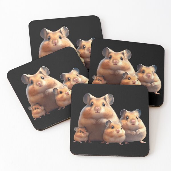 Item preview, Funny hamsters, family gift, group photo for hamster lovers designed and sold by AnimalArtPhotos.