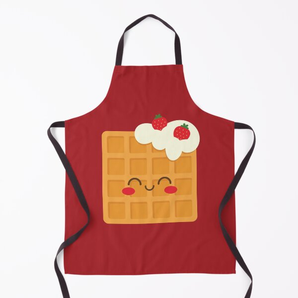 Item preview, Belgian waffle with whipped cream and strawberries designed and sold by MeggieNic.