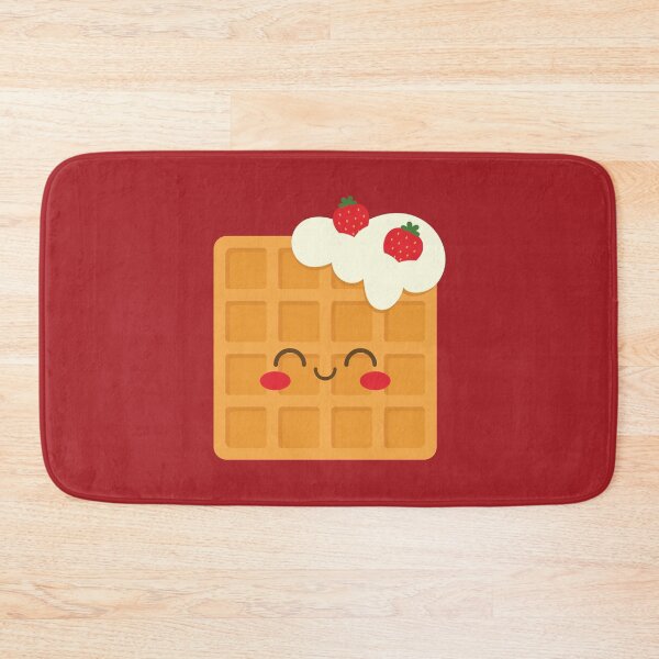 Item preview, Belgian waffle with whipped cream and strawberries designed and sold by MeggieNic.