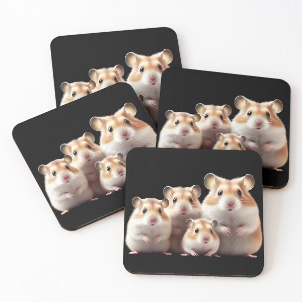 Item preview, Hamster gift, family photo, group picture for hamster lovers designed and sold by AnimalArtPhotos.