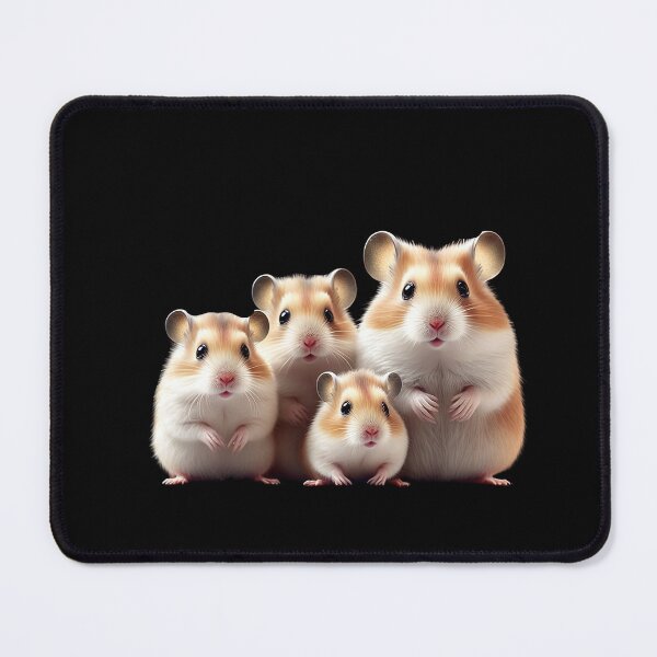 Item preview, Hamster gift, family photo, group picture for hamster lovers designed and sold by AnimalArtPhotos.