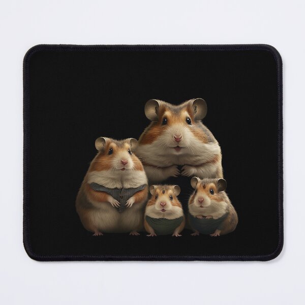 Item preview, Cute hamsters, family photo, group picture for hamster lovers designed and sold by AnimalArtPhotos.