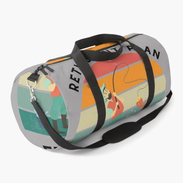 Item preview, Yes I Do Have a Retirement Plan I Plan on Fishing Retro designed and sold by Real-World-Tees.
