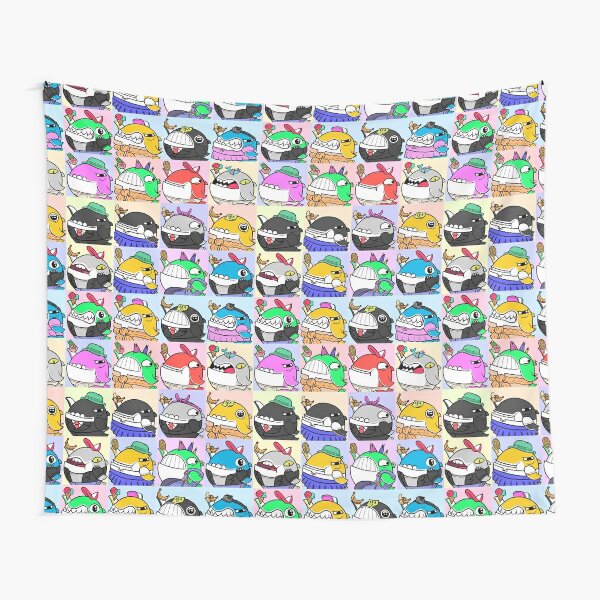 Whale Party Photo Tapestry