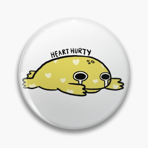 Item preview, Heart Hurty | Crying Green Frog with Hearts designed and sold by iristocat.