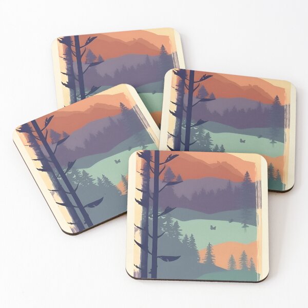 Item preview, Enhance Your Space with Our Beautiful Collection of Minimalist Matte Painting of Beautiful Mountain Landscape in the Bavarian Alps Prints designed and sold by supeart.